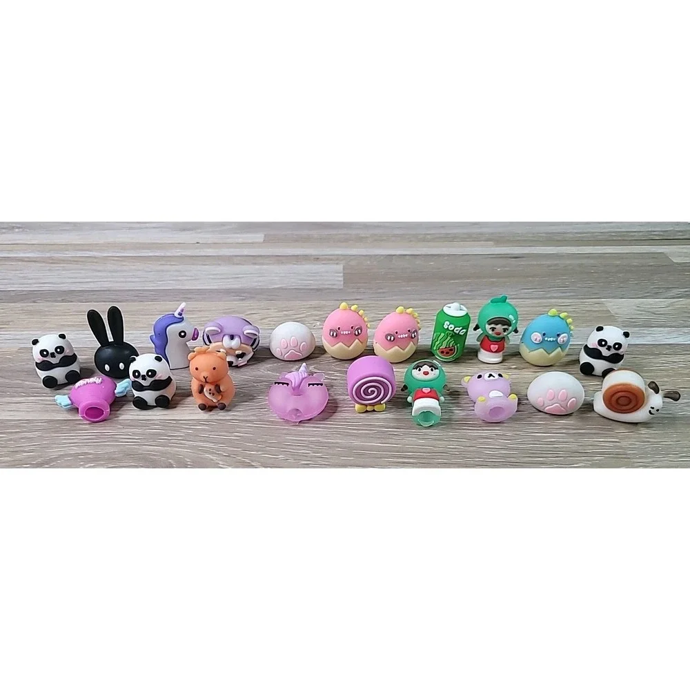 Fun Lot of Mini Erasers for Kids Bulk Assorted Novelty‎ Pencil Erasers Student